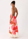 Samya Cowl Maxi Dress Porcelain Rose