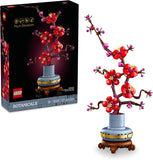 LEGO Botanicals Plum Blossom Building Sets for Adults Artificial Flower for Dinner Table Centerpiece Living Room Home Decor Ages 18 DIY Craft Kits Gift for Birthdays 10369