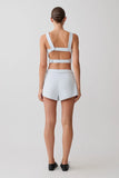 Josephine Cotton Shorts With Waistbands Ice Blue