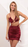 Two Piece Set in Merlot