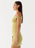 Zander Mini Dress Green Olive
