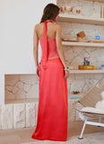 Pollie Halter Top Coral