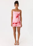 Marisolana Mini Dress Pink Petal
