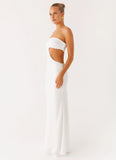 Kiss Me Cut Out Maxi Ivory