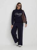 Navy Knitted Fourth Jumper