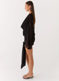 Sorrel Long Sleeve Mini Dress Black