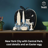 LEGO Architecture New York City The Big Apple Building Set for Adults Ages 18 Decor for Bedroom Office or Desk Gift for Men Women 21066