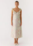 Europa Midi Dress Mystic Paisley