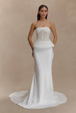 Zoe Structured Corset White
