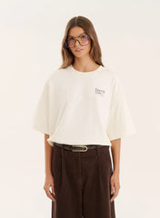 Cream Fourth Country Club Graphic T Shirt