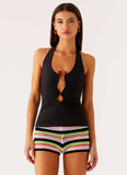 Diego Halter Top Black