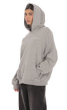 Fleece Lucy Hoodie in Grey