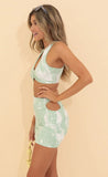 Amora Two Piece Set in Green Swirl