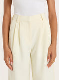 Yellow Tailored Straight Leg Trouser