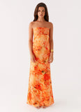 Carmen Maxi Dress Sunset Floral