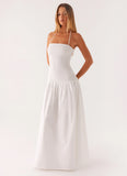 Zahra Maxi Dress White