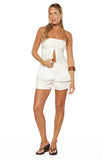 Ailany White Floral Shorts