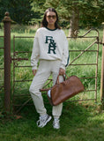 Cream 4th Branded Contrast Trim Jogger Sloane