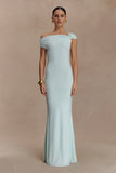 Kinsley Slinky Maxi Dress With Hardware Lagoon