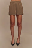 Korrie Suiting Short Cacao Brown