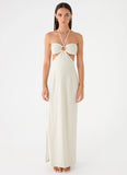 Laid Bare Maxi Dress Desert Stripe