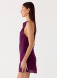 Sunkissed Siren Mini Dress Plum