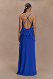 Korra Chiffon Halter Top Cobalt Blue