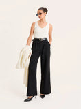 Cream V neck Lightweight Knitted Vest