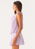 Time Will Tell Sequin Mini Dress Lavender