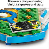 LEGO Editions Vini Jr Soccer Highlights Building Set for Boys Girls Ages 10 Collectible Soccer Gift W Plaque Kids Bedroom or Shelf Decor 43027