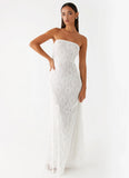 Lolita Lace Maxi Dress Ivory