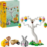 LEGO Easter Bunny and Chick Egg Hunt Building Toy for Girls Boys Springtime Pretend Playset for Kids Ages 8 Basket Stuffer or Gift Idea for Easter Birthdays Special Occasions 40808