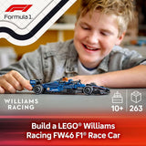 LEGO Speed Champions Williams Racing FW46 F1 Race Car Toy Building Set for Kids Boys Girls Ages 10 Toy Car for F1 Fans Gift Idea for Birthday 77249