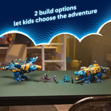 LEGO DREAMZzz Crocodile Submarine Building Toy for Boys Girls Pretend Play Set for Kids Ages 8 W 2 Build Options Includes 3 Minifigures Treasure Creature Gift Idea for Birthdays 71512
