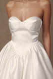 Hollie Structured Corset Mini Dress White