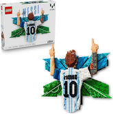 LEGO Editions Lionel Messi Celebration Building Set for Boys Girls Ages 14 Collectible Soccer Gift for Fans Kids Bedroom or Shelf Decor 43018