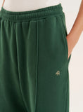 Green 4th Wide Leg Branded Joggers