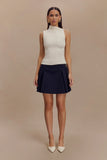 Hadleigh Sleeveless Slinky Top Ivory