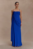 Leena Chiffon Maxi Dress Cobalt