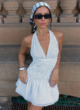Holden Mini Dress White Polkadot