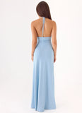 Miliano Handwoven Maxi Dress Blue