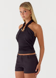 Midnight Sky Top Black