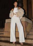 Samuel Low Rise Suiting Pants White