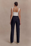 Clarrissa High Rise Jeans Washed Indigo Blue