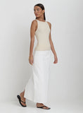 Beige Ribbed 4th Racer Vest