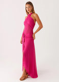 Ericka Maxi Dress Hot Pink