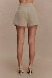 Alden High Waisted Short Pebble