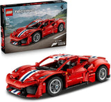 LEGO Technic Ferrari 488 Pista Car 42235 Building Toys for Boys Girls Ages 9 Toy Car for Display for Bedroom or Book Shelf 882 pieces Gifts for Kids