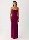Alouette Maxi Dress Plum