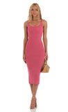 Crochet Dress in Pink